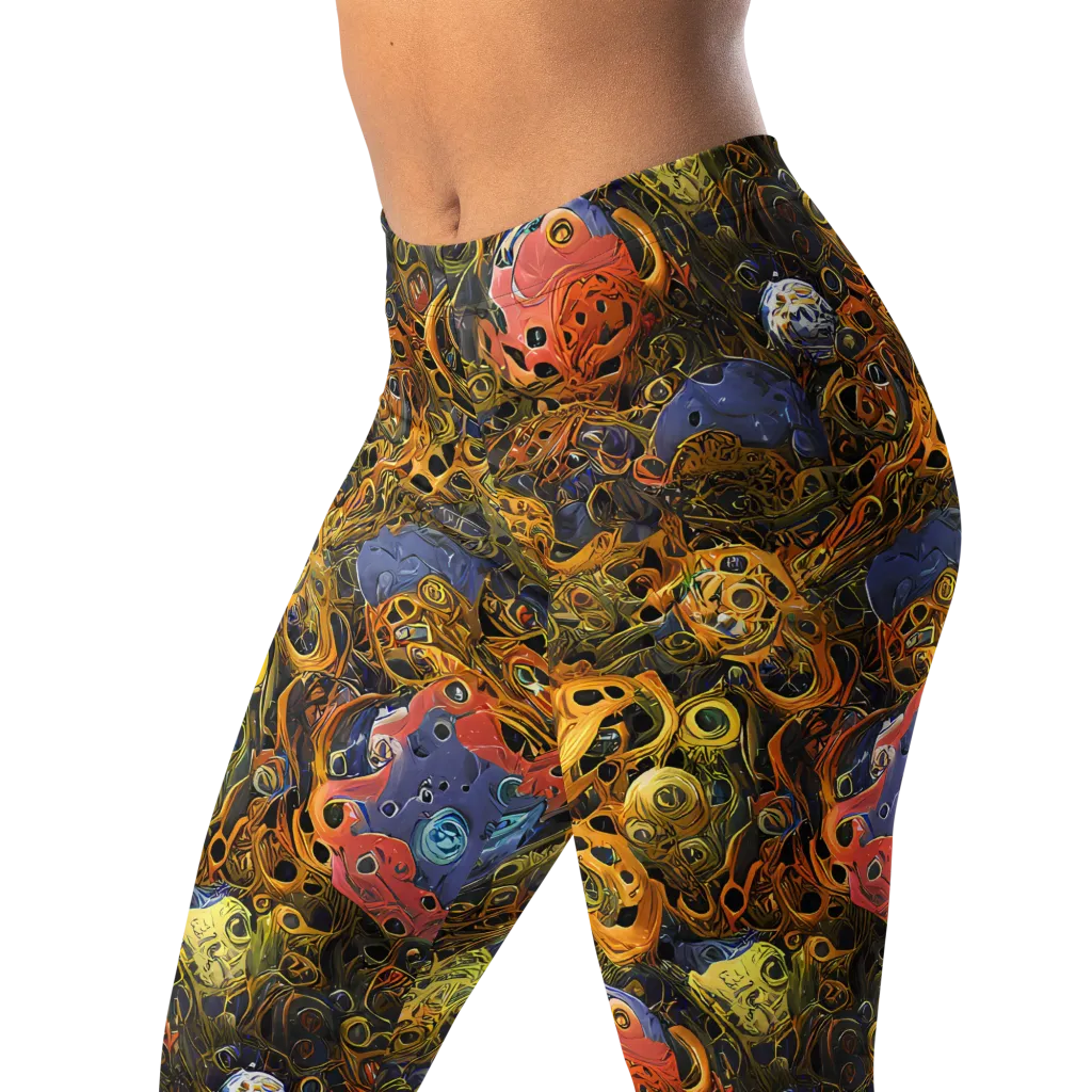 Chromatic Cauldron on Leggings — Left Front