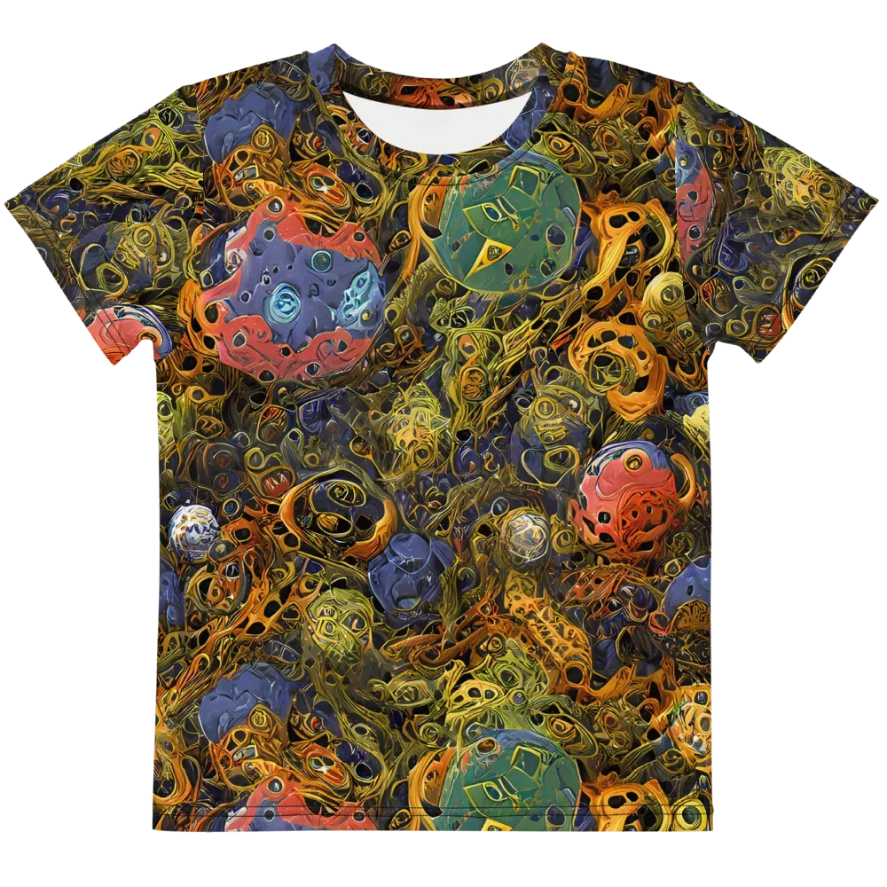 Chromatic Cauldron on Kids Crew Neck T-Shirt — Front
