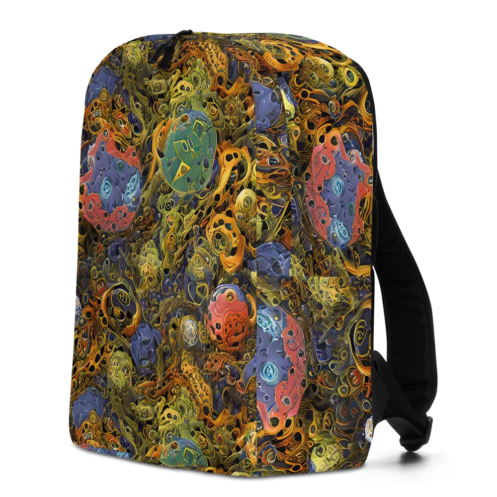 Chromatic Cauldron on Minimalist Backpack — Left
