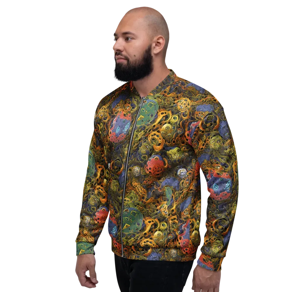 Chromatic Cauldron on Bomber Jacket — Left