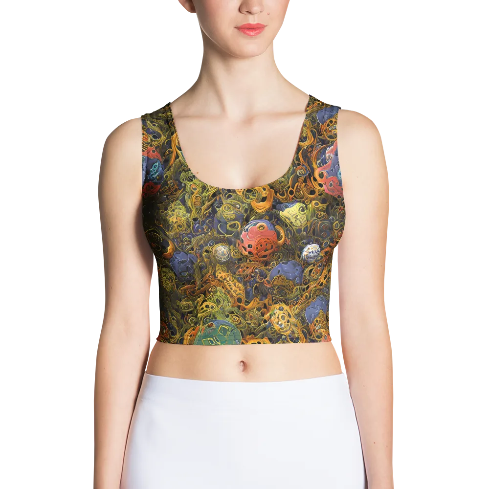 Chromatic Cauldron on Crop Top — Front