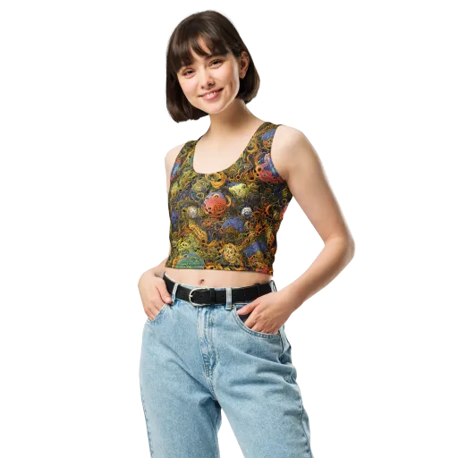 Chromatic Cauldron on a Crop Top
