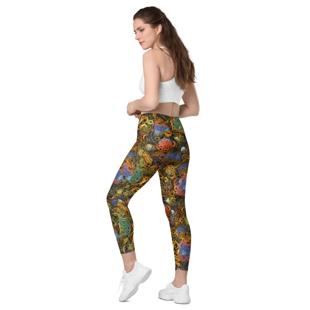 Chromatic Cauldron on Leggings with Pockets — Left Back