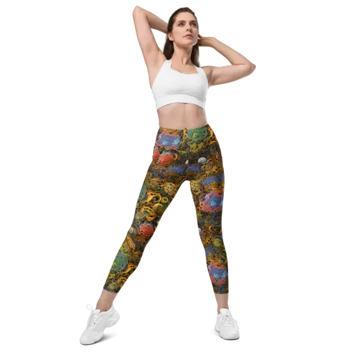 Chromatic Cauldron on a Leggings with Pockets