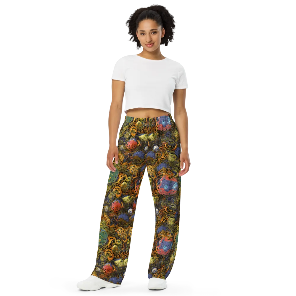 Chromatic Cauldron on Wide-Leg Pants — Front