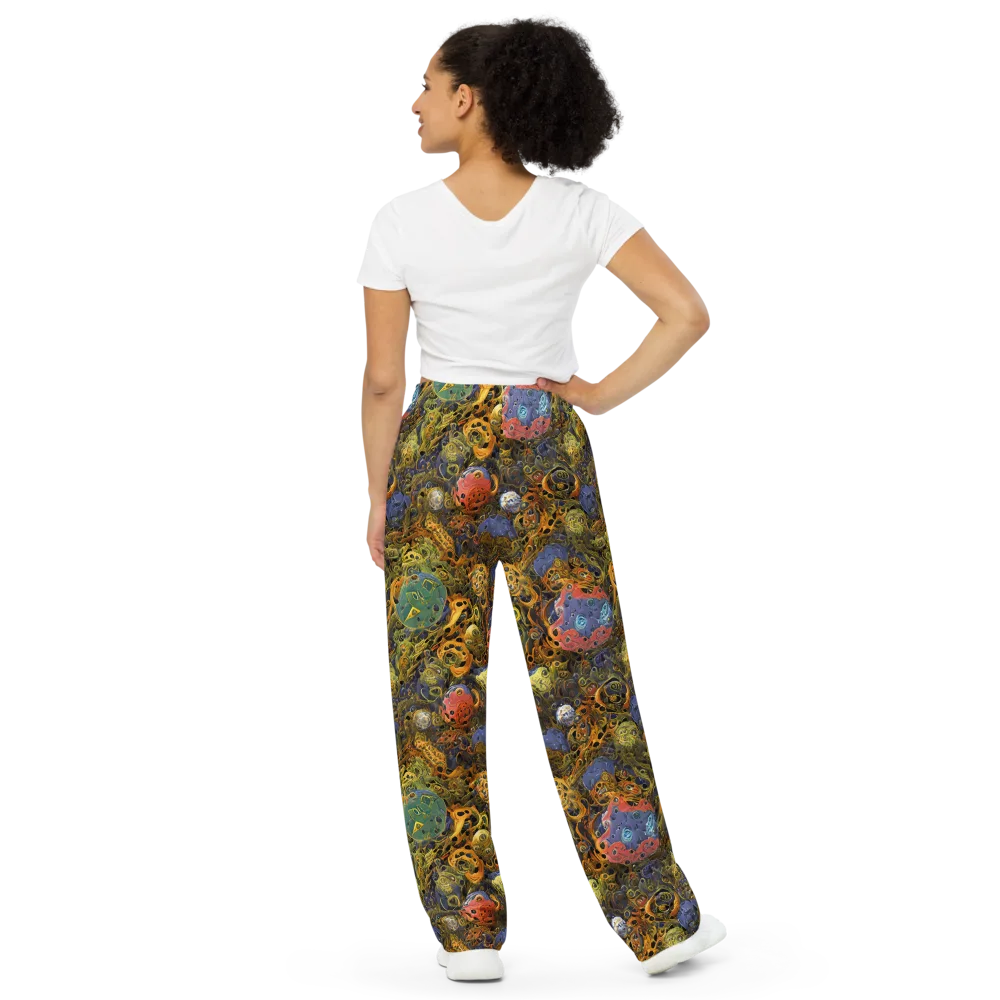Chromatic Cauldron on Wide-Leg Pants — Back