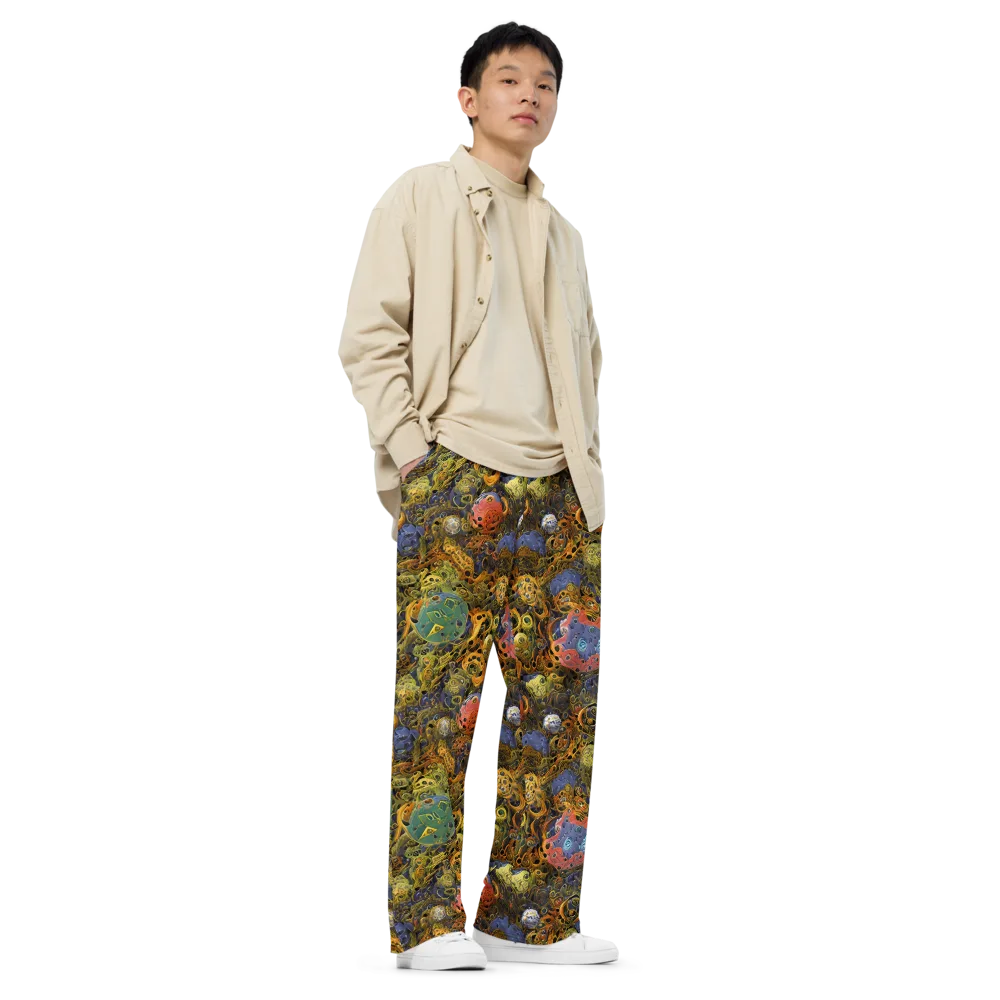 Chromatic Cauldron on Wide-Leg Pants — Right Front