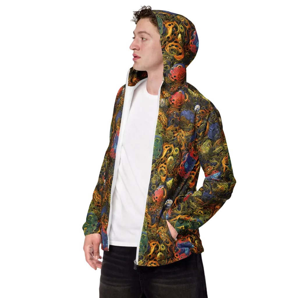 Chromatic Cauldron on Men's Windbreaker — Left Front