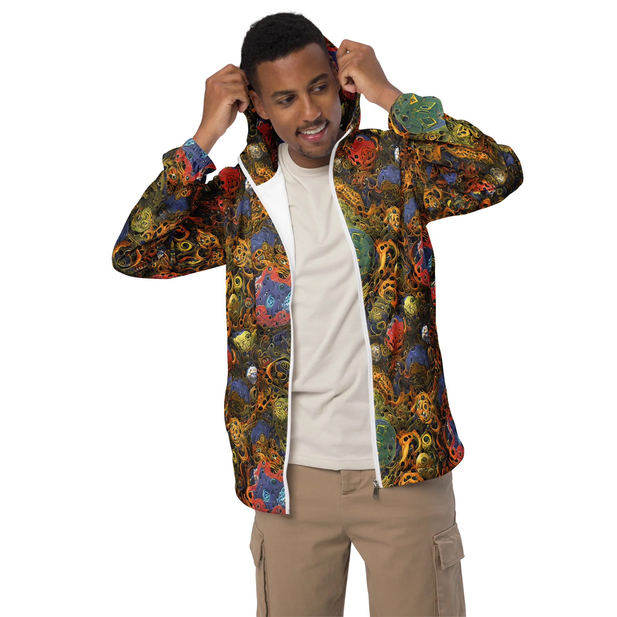 Chromatic Cauldron on Men's Windbreaker — Front