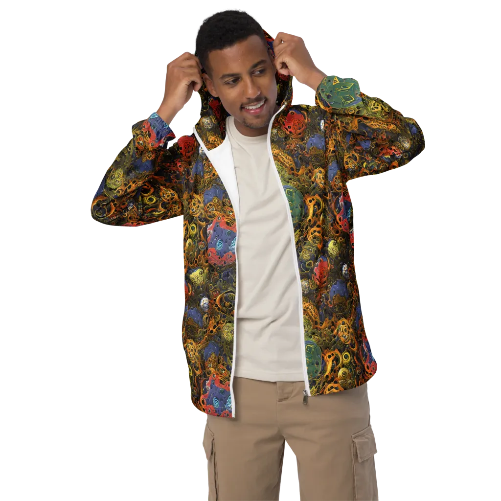 Chromatic Cauldron on Men's Windbreaker — Front