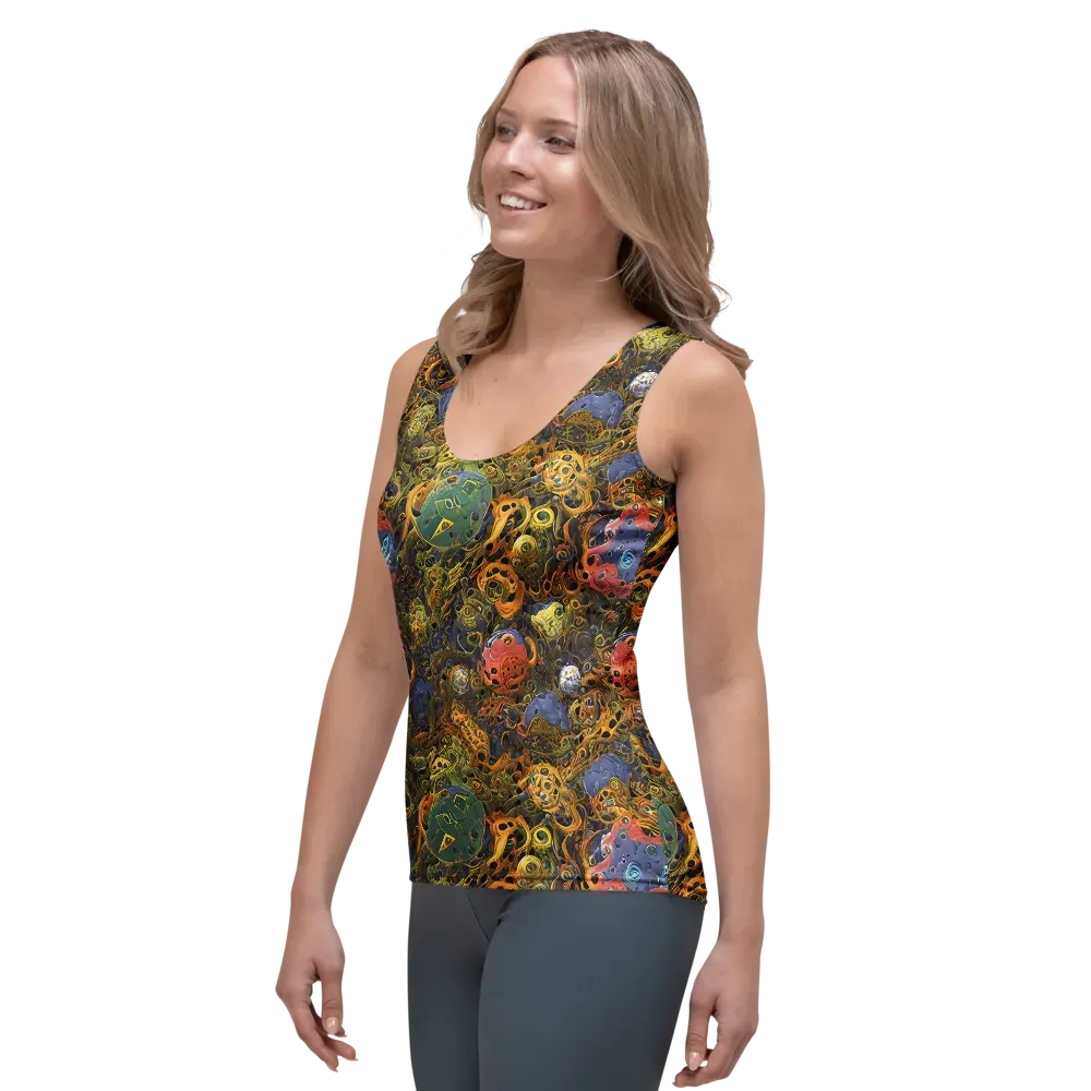 Chromatic Cauldron on Women's Tank Top — Left Front
