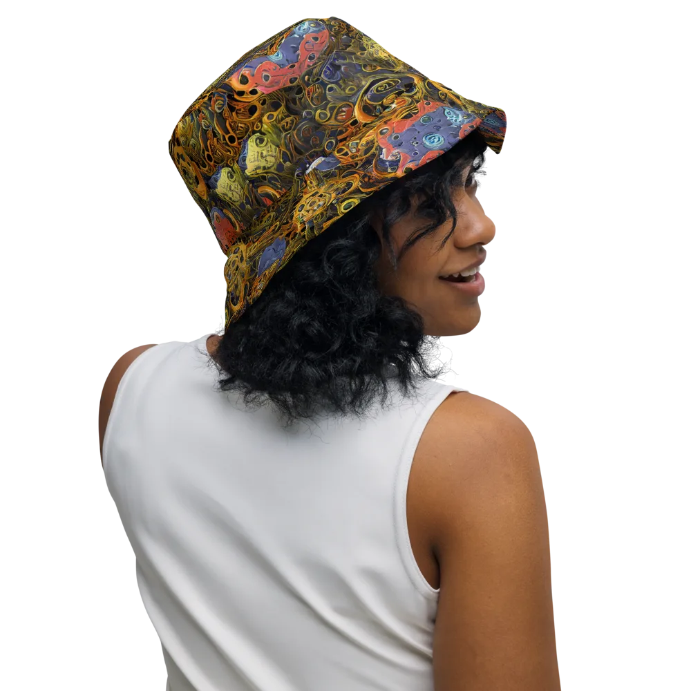 Chromatic Cauldron on Reversible Bucket Hat — Right Outside