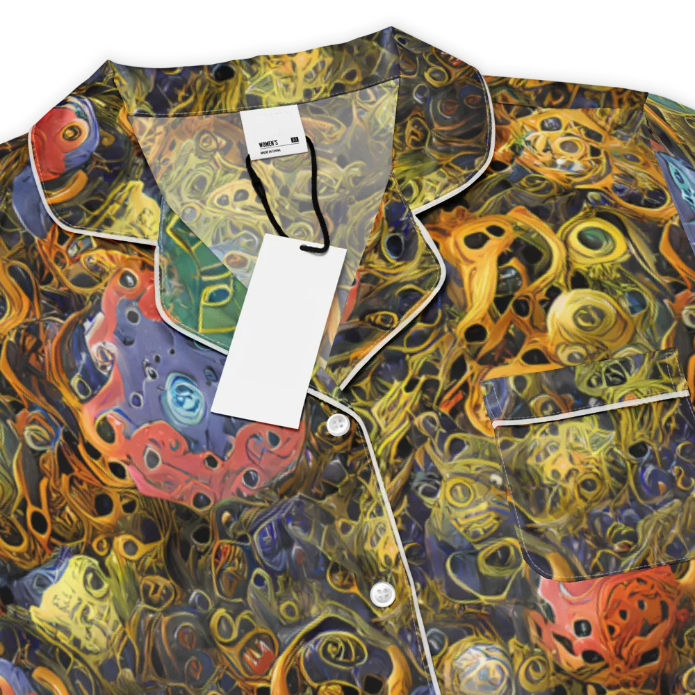 Chromatic Cauldron on Women's Short Sleeve Pajama Top — Product details