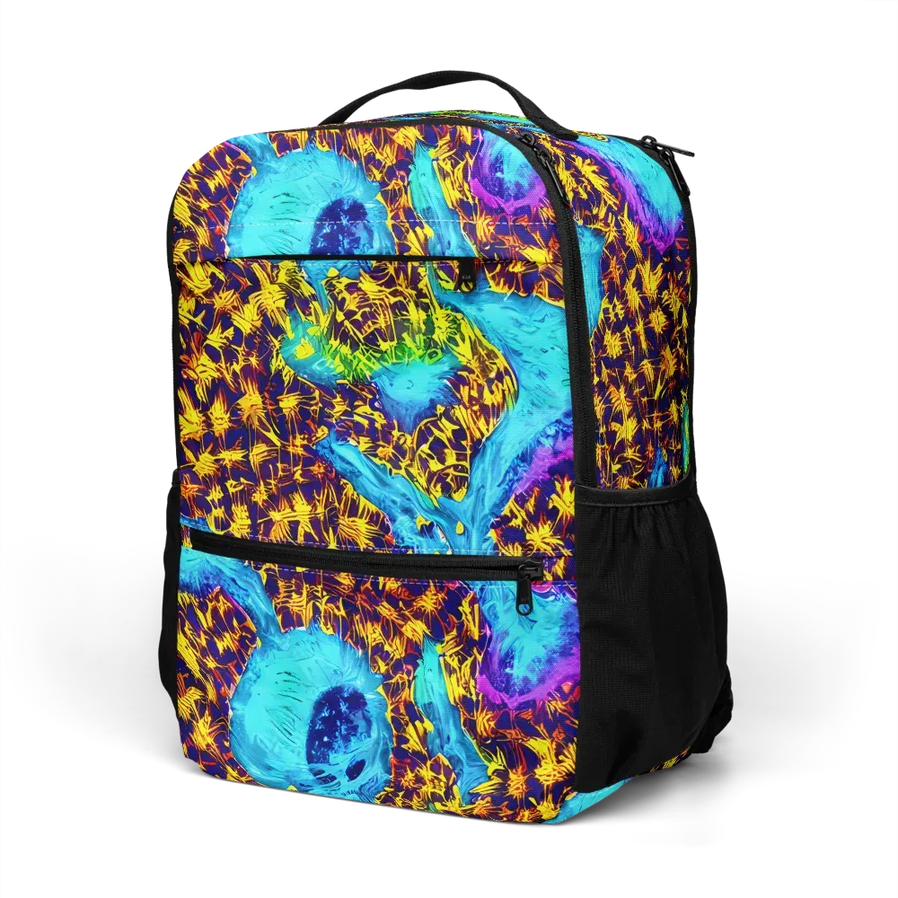 Wildfire Waters on Utility Backpack — Left Front