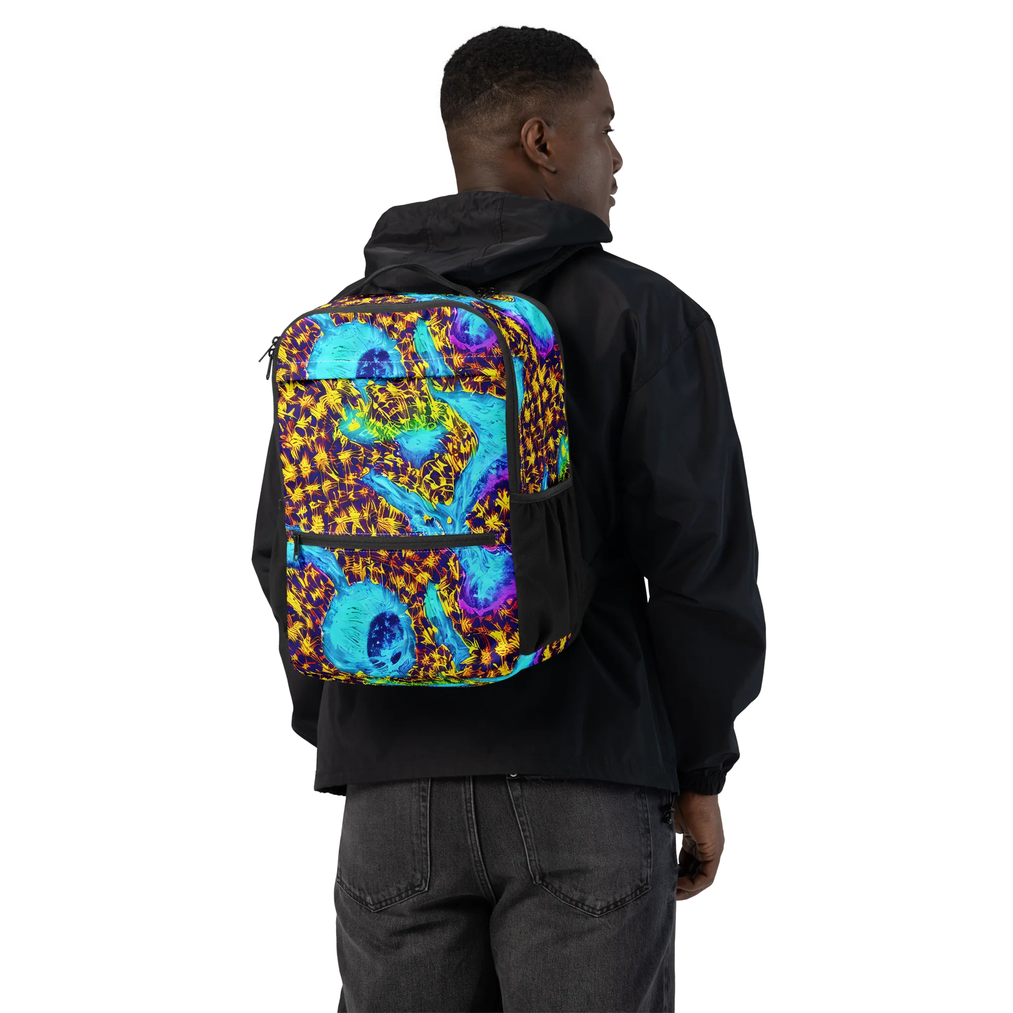 Wildfire Waters on Utility Backpack — Back