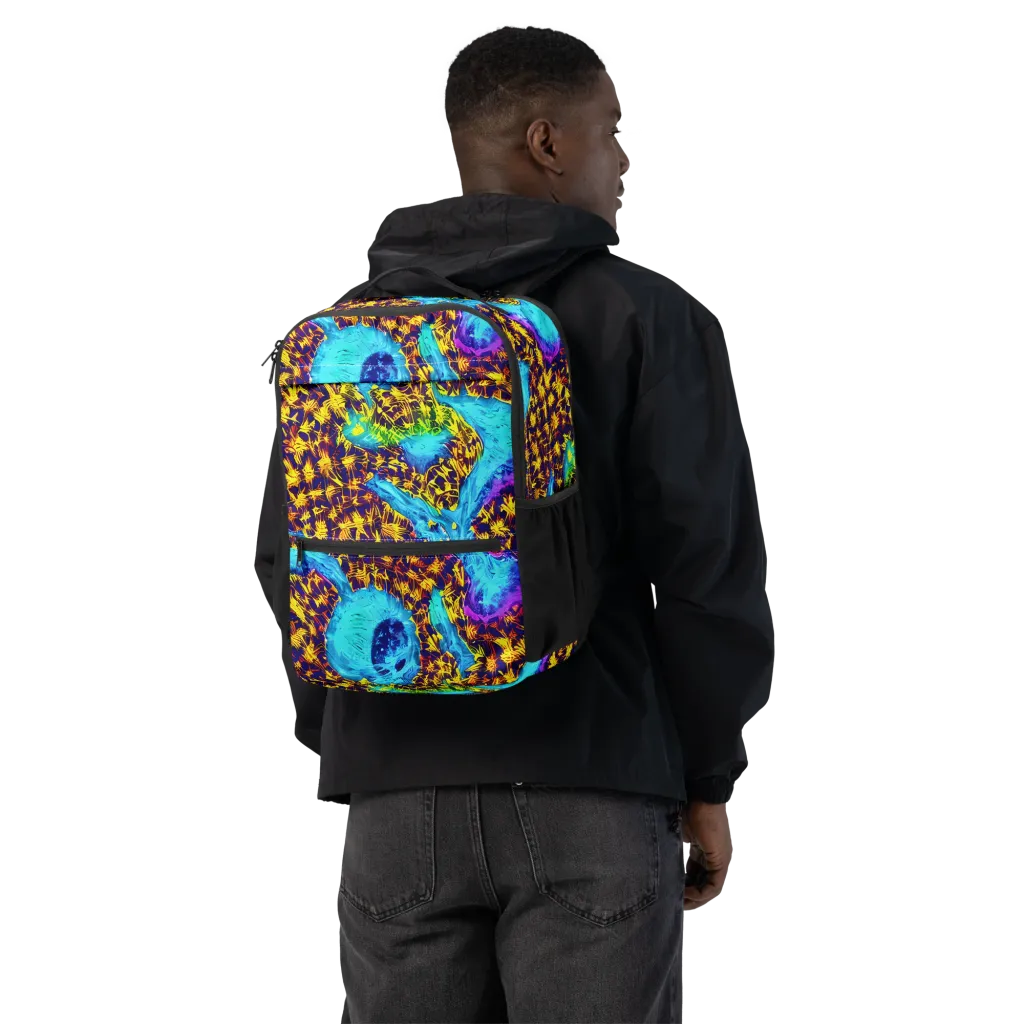 Wildfire Waters on Utility Backpack — Back