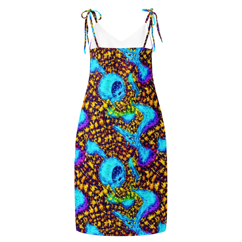 Wildfire Waters on Slip Dress — Back