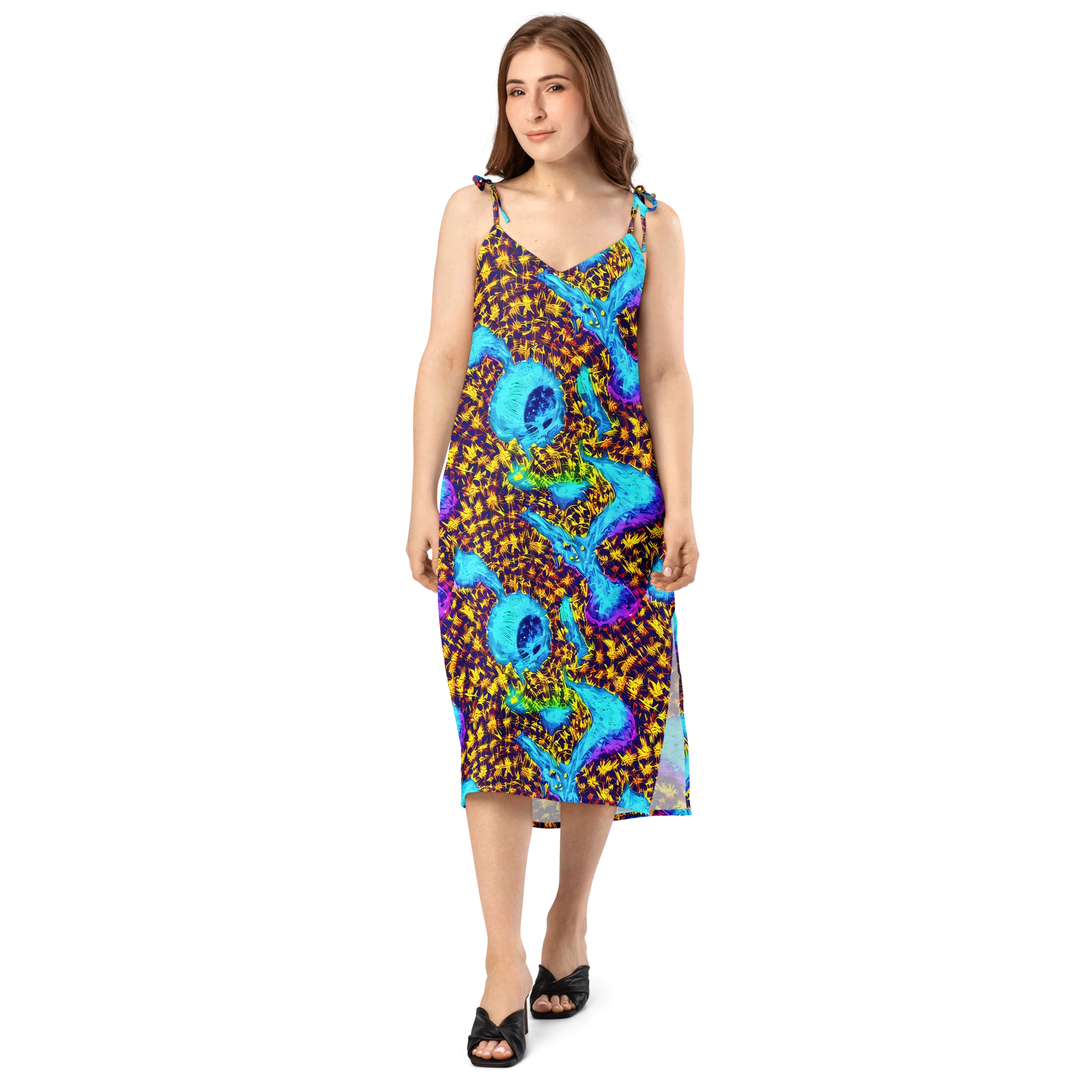 Wildfire Waters on Slip Dress — Front
