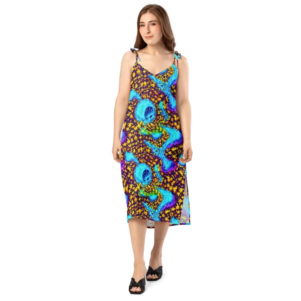 Wildfire Waters on Slip Dress — Front