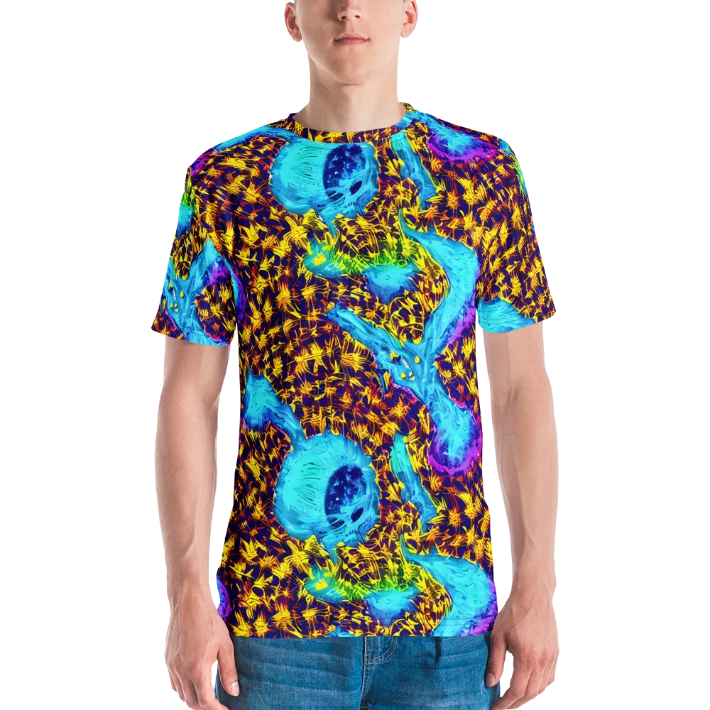 Wildfire Waters on Men's Crew Neck T-Shirt — Front