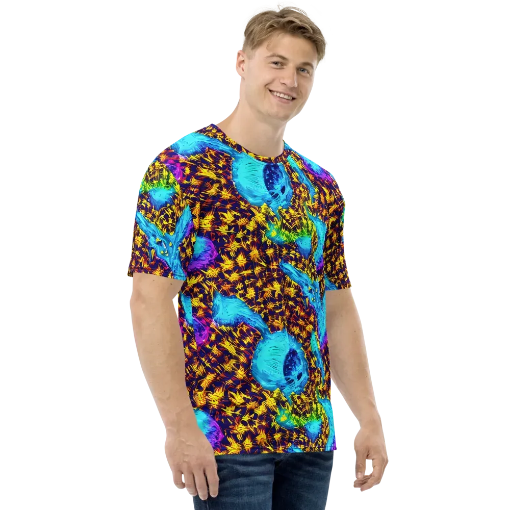 Wildfire Waters on Men's Crew Neck T-Shirt — Right