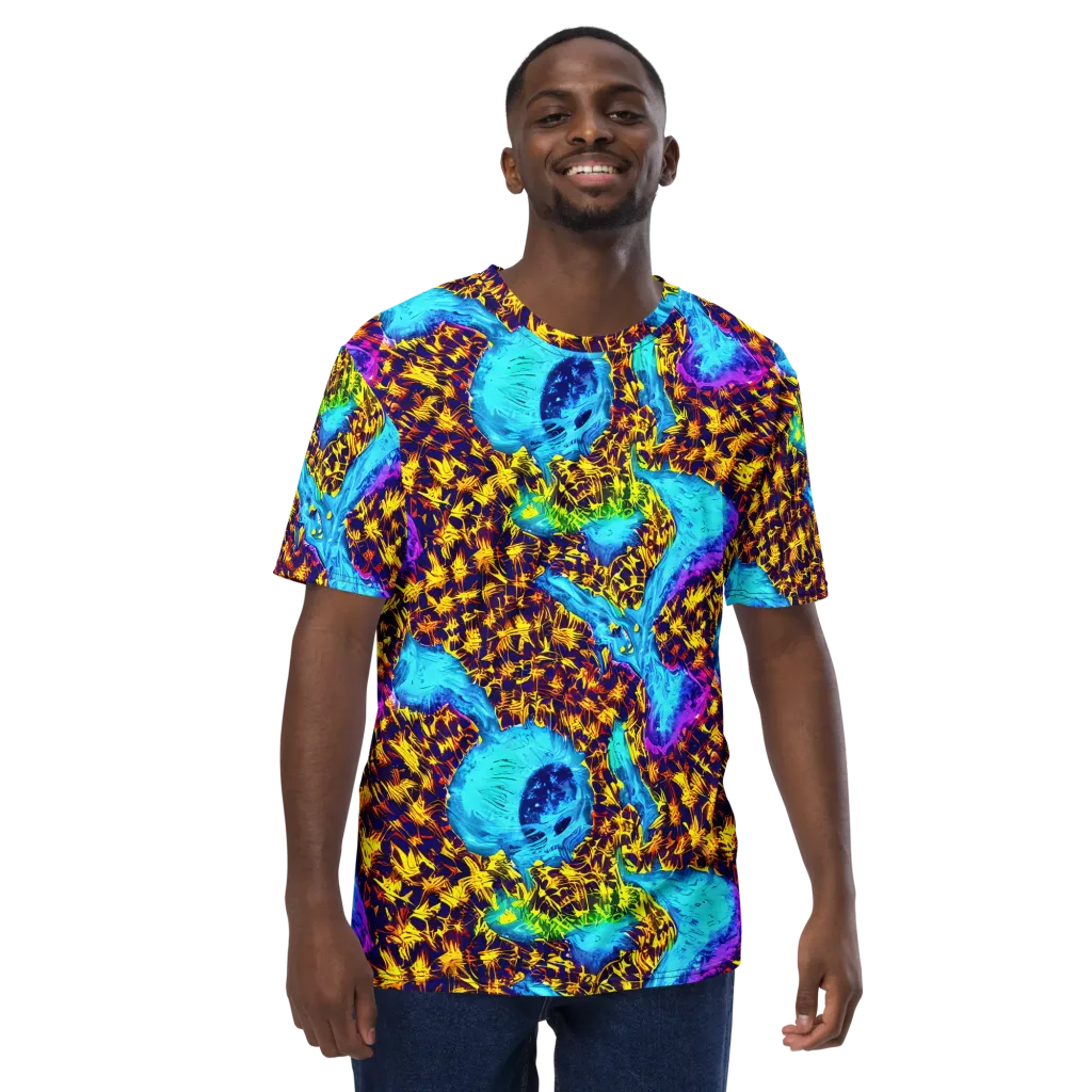 Wildfire Waters on Men's Crew Neck T-Shirt — Front
