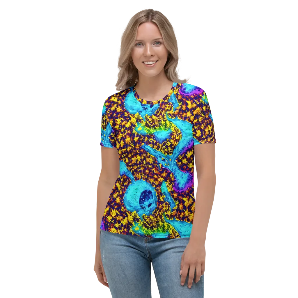 Wildfire Waters on Women's Crew Neck T-Shirt — Front