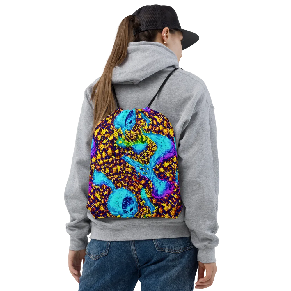 Wildfire Waters on Drawstring Bag — Front