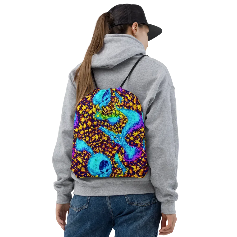 Wildfire Waters on Drawstring Bag — Front