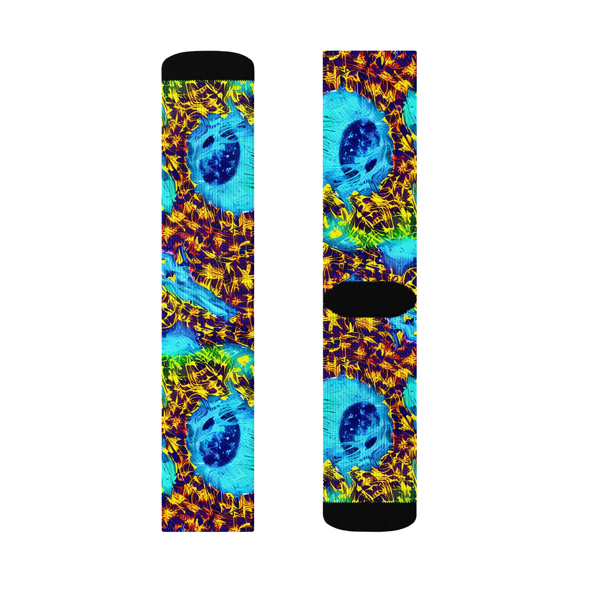 Wildfire Waters on Socks — Left Sock