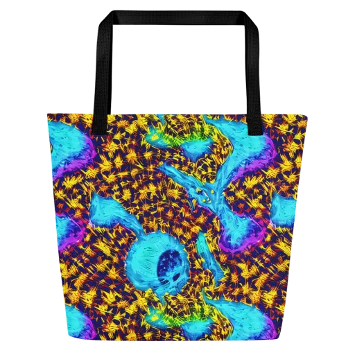 Wildfire Waters on a Large Tote Bag W/ Pocket