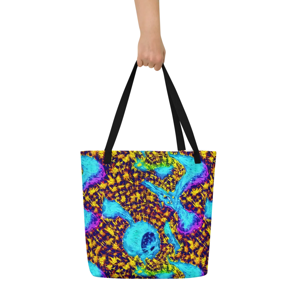 Wildfire Waters on Large Tote Bag W/ Pocket — Front