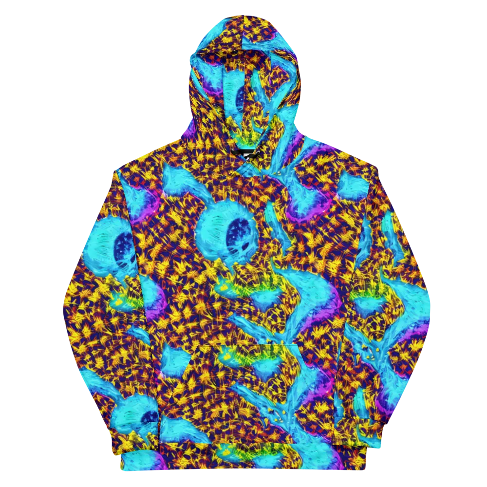 Wildfire Waters on Cotton Hoodie — Front