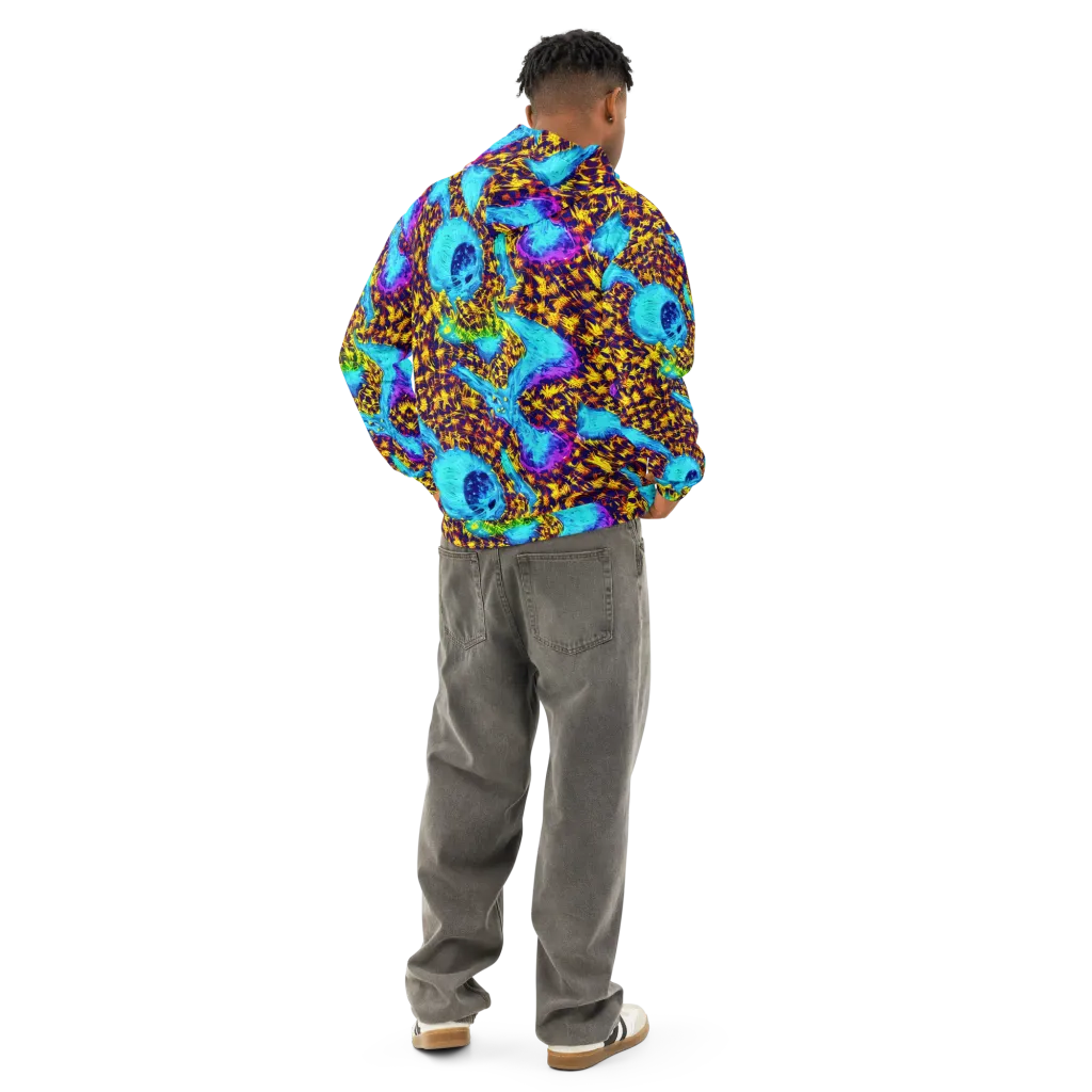 Wildfire Waters on Cotton Hoodie — Back