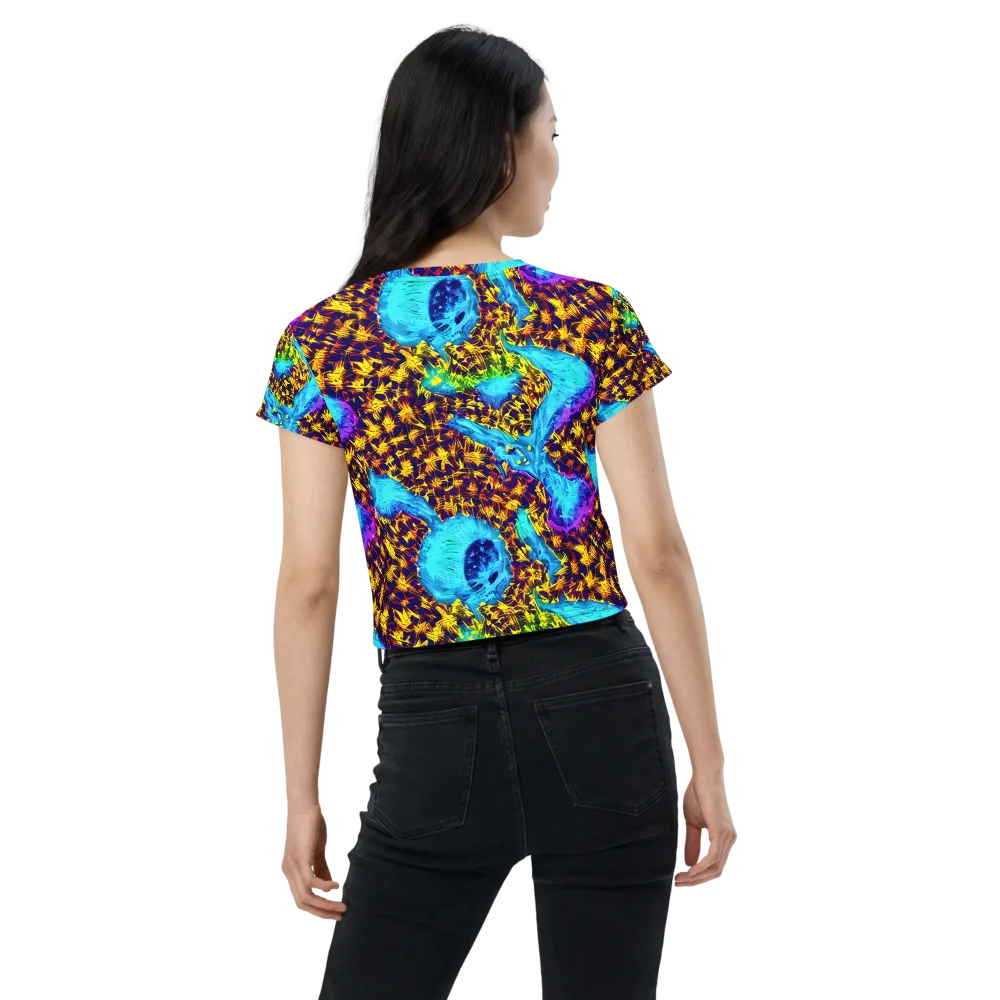 Wildfire Waters on Crop Tee — Back