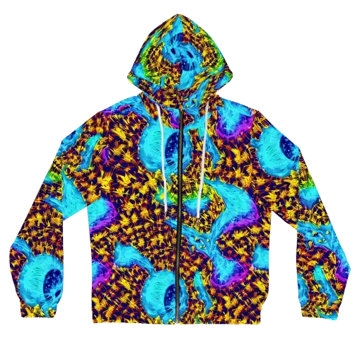 Wildfire Waters on a Women's Full-Zip Hoodie