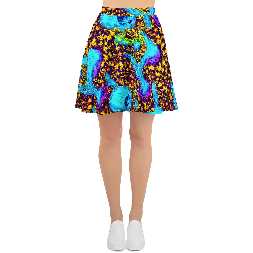 Wildfire Waters on Skater Skirt — Front