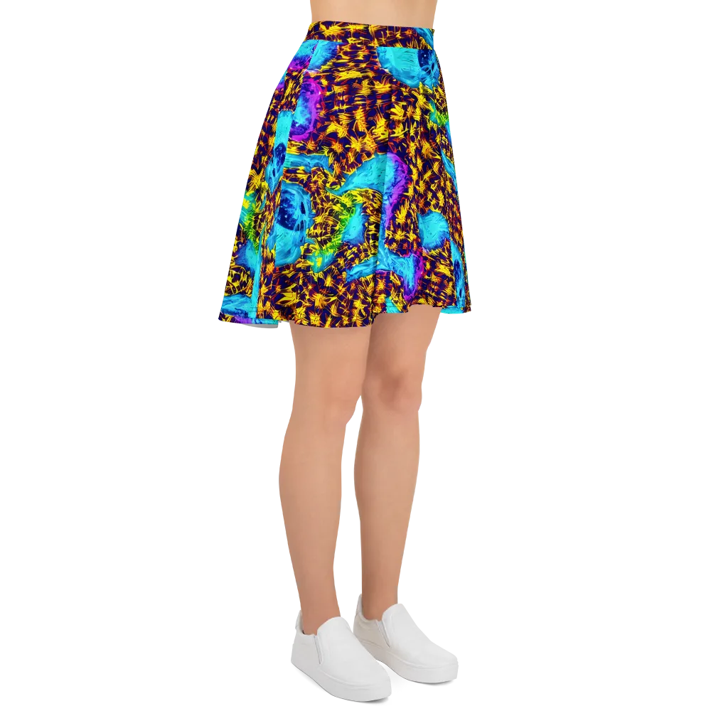 Wildfire Waters on Skater Skirt — Right