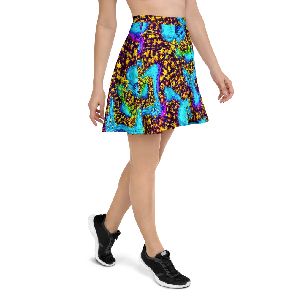 Wildfire Waters on Skater Skirt — Right