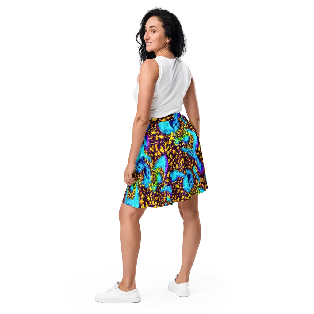 Wildfire Waters on Skater Skirt — Back