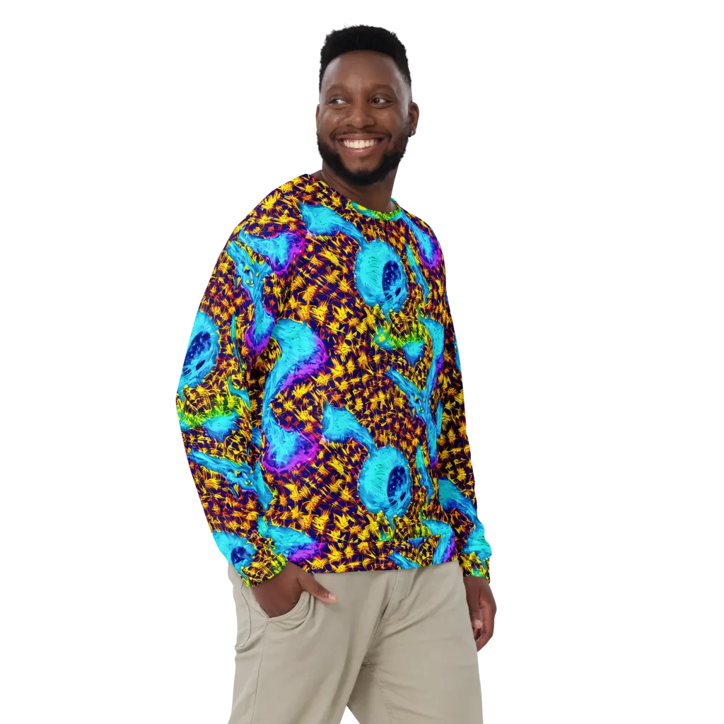 Wildfire Waters on Sweatshirt — Front