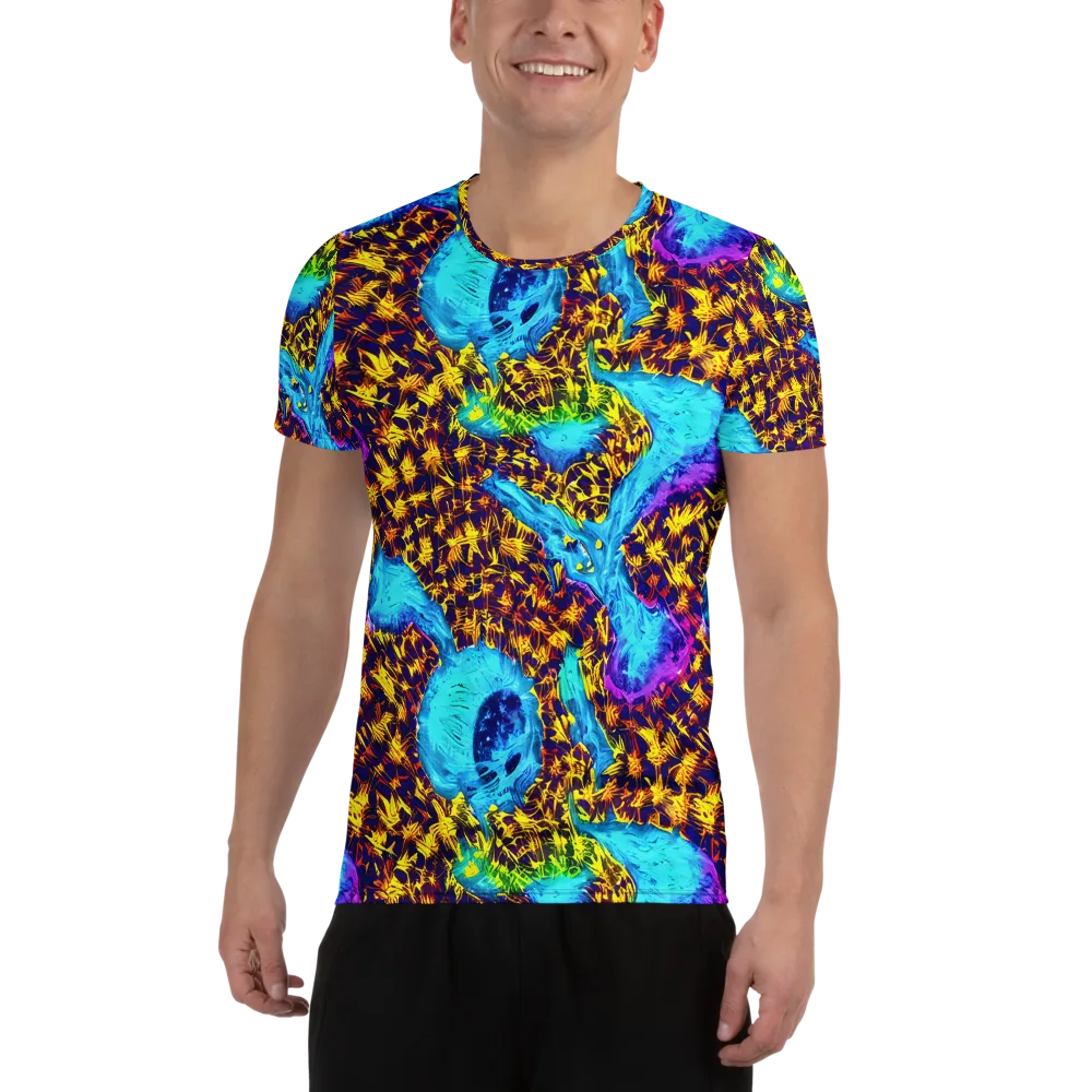 Wildfire Waters on Men's Athletic T-Shirt — Front