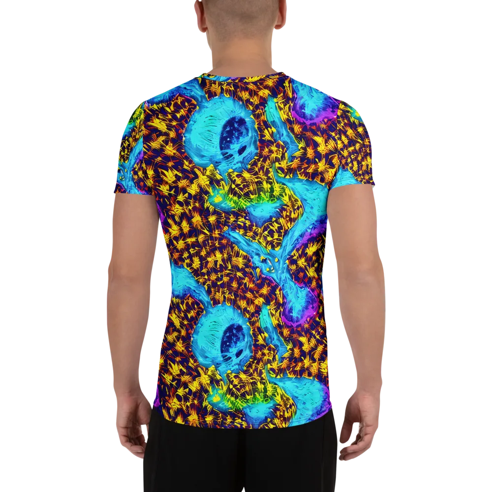 Wildfire Waters on Men's Athletic T-Shirt — Back