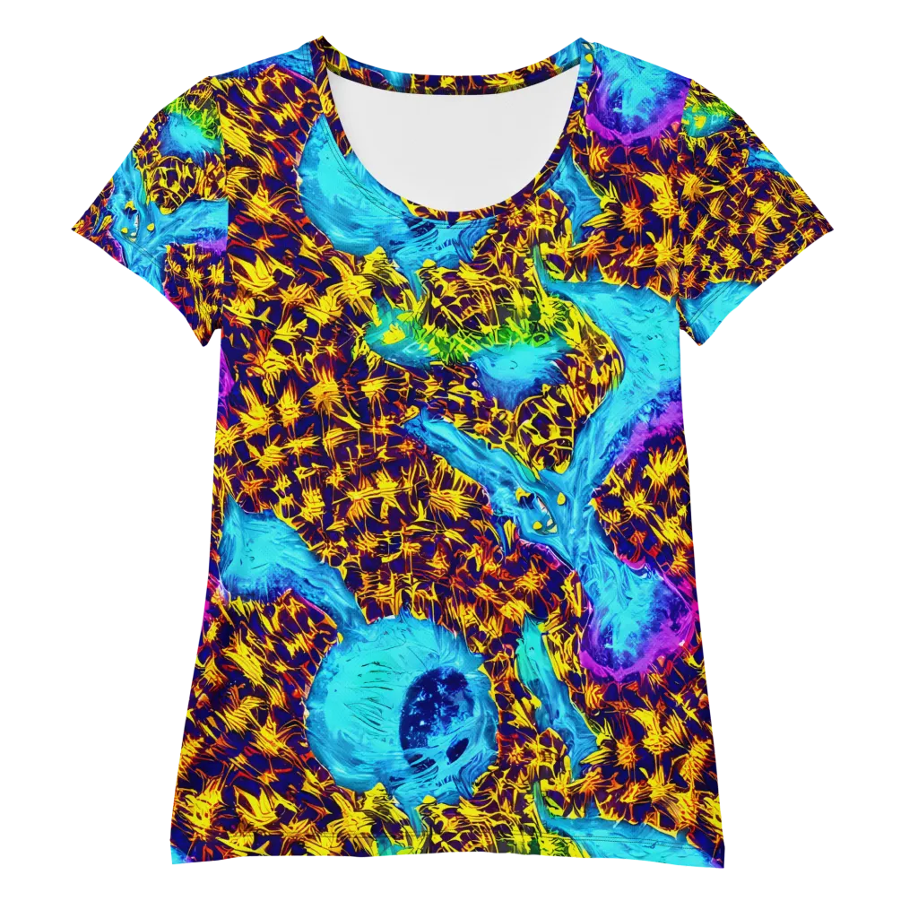 Wildfire Waters on Women's Athletic T-Shirt — Front