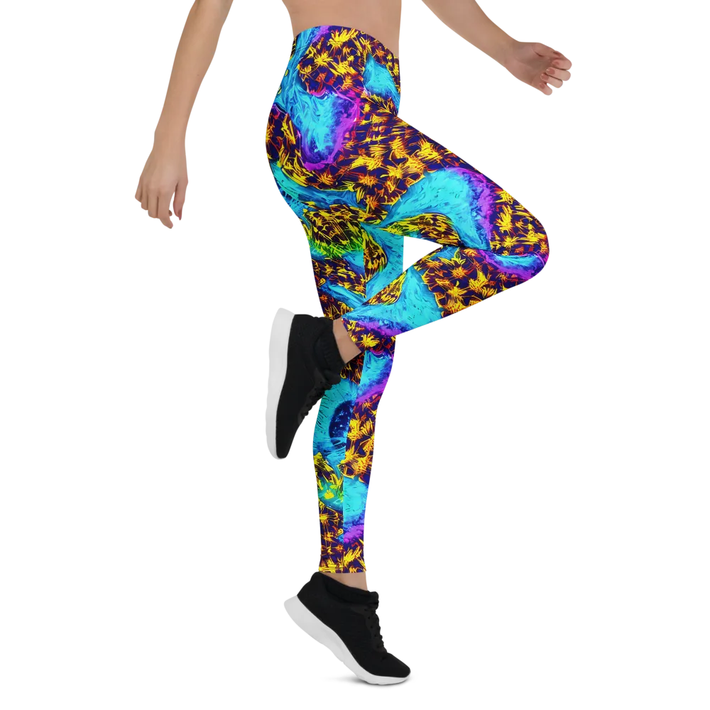 Wildfire Waters on Leggings — Right