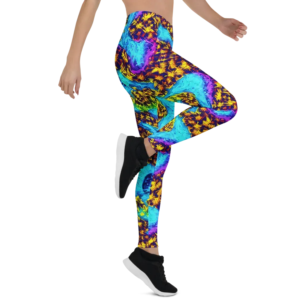 Wildfire Waters on Leggings — Right
