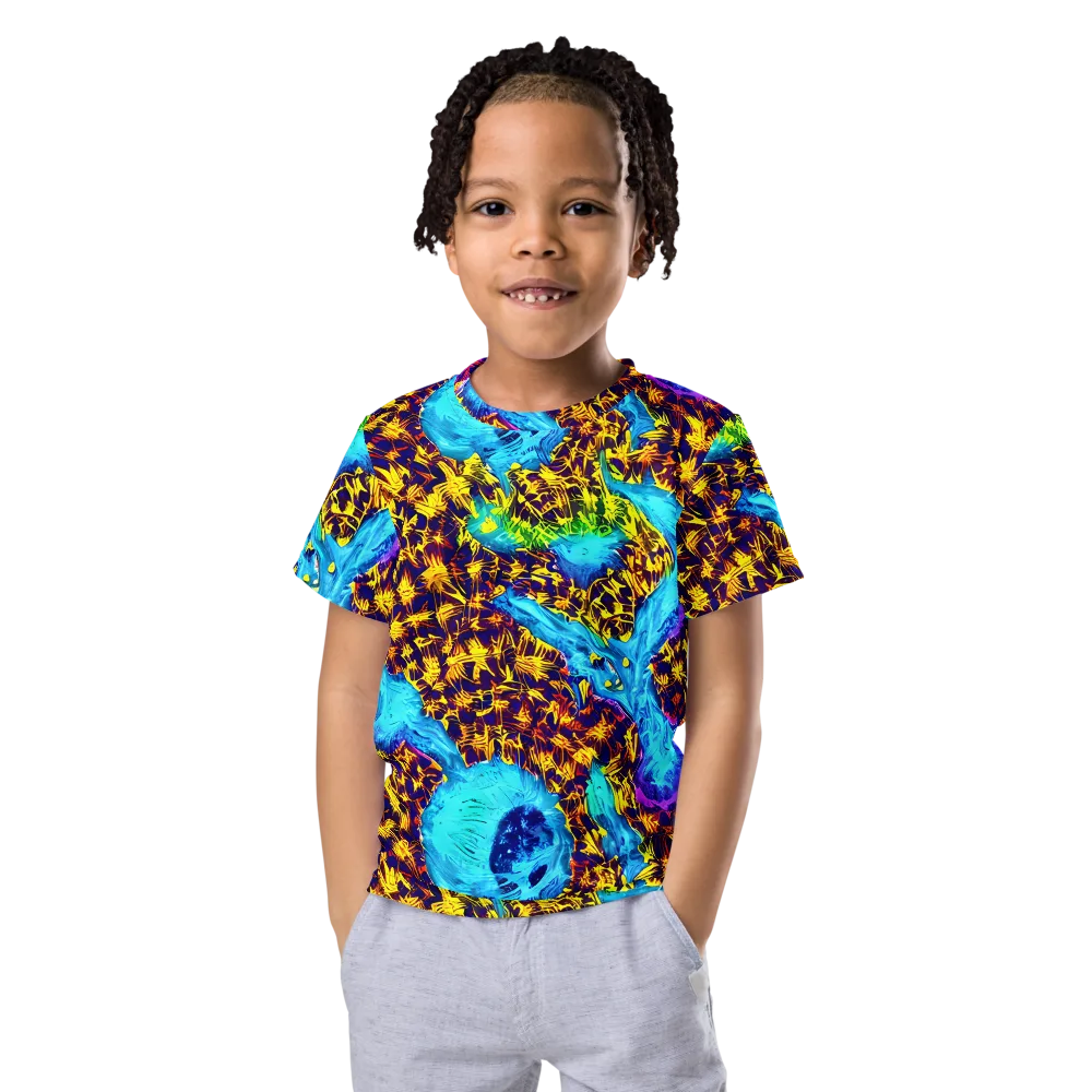 Wildfire Waters on Kids Crew Neck T-Shirt — Front