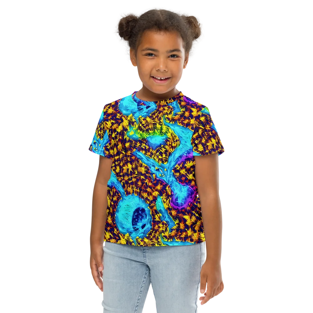 Wildfire Waters on Kids Crew Neck T-Shirt — Front