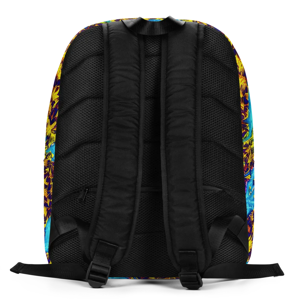 Wildfire Waters on Minimalist Backpack — Back