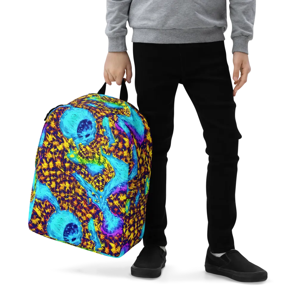 Wildfire Waters on Minimalist Backpack — Zoomed-in